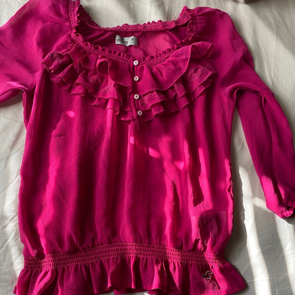 Pink Hollister long sleeve